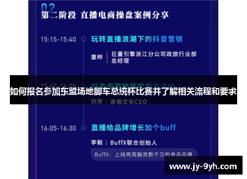 如何报名参加东盟场地脚车总统杯比赛并了解相关流程和要求 如何报名参加东盟场地脚车总统杯比赛并了解相关流程和要求
